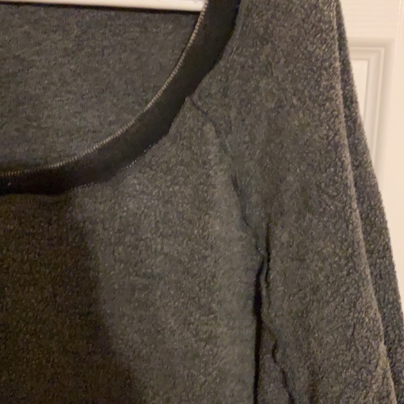 Free People oversized grey sweatshirt - Picture 3 of 4
